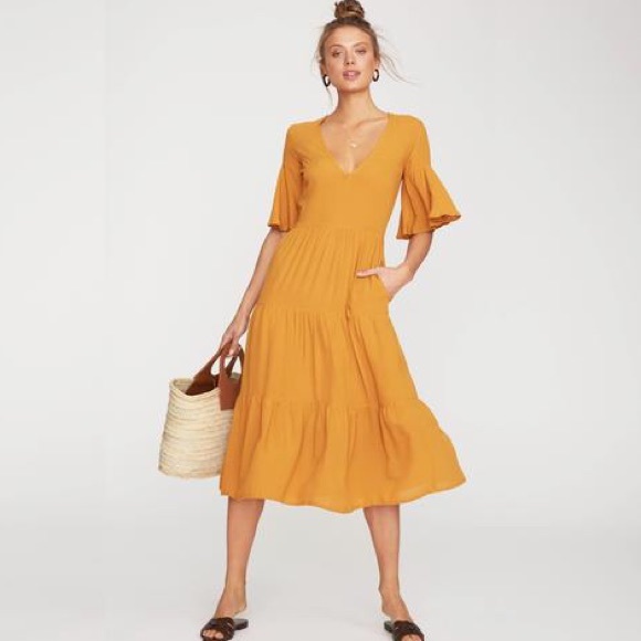 Anthropologie Dresses & Skirts - Faithfull The Brand Crepe Midi